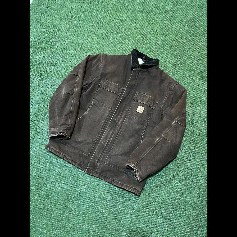 Carhartt Detroit Blanket Lined Jacket J97 DKB Dark Brown Men’s Large